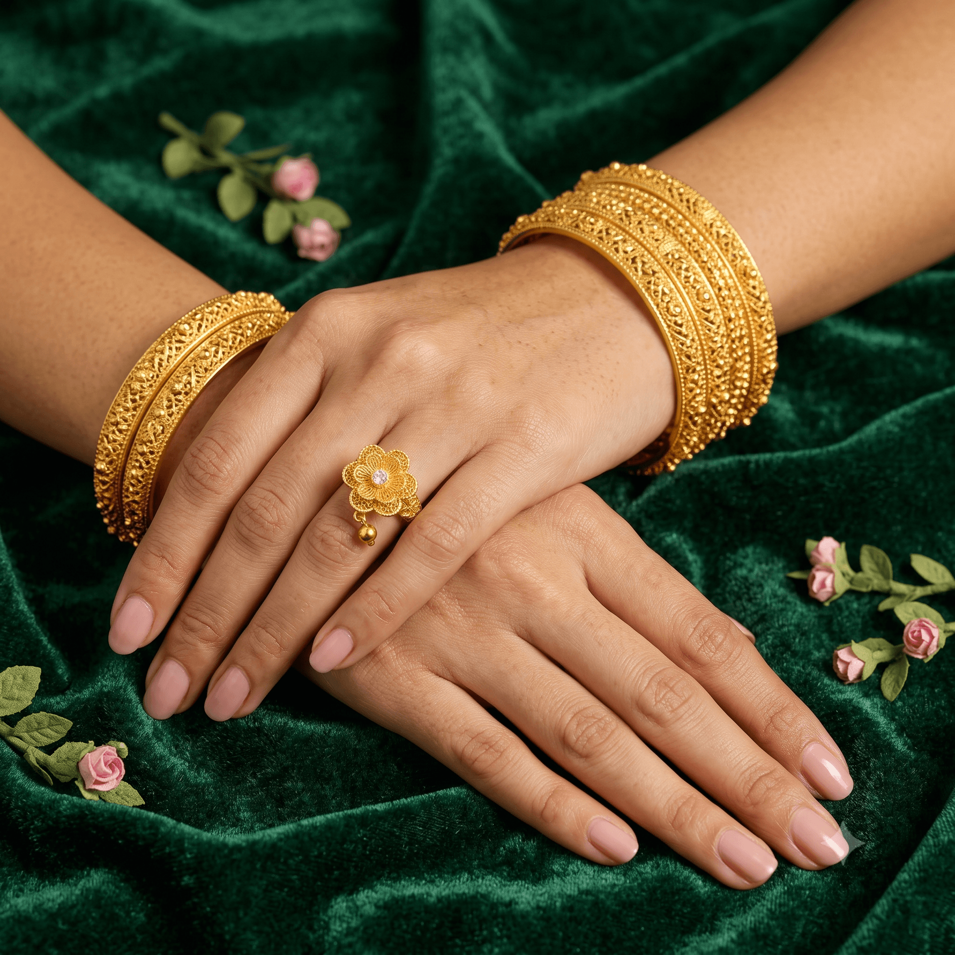 Stacked Bangles